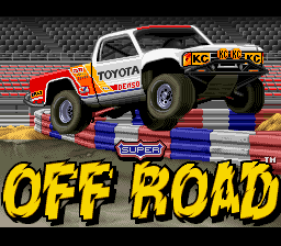 Super Off Road Title Screen